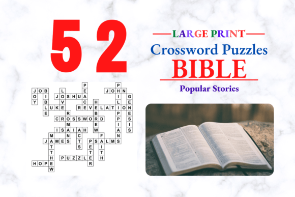 52 Crossword Puzzles Bible Stories Kdp Interiors