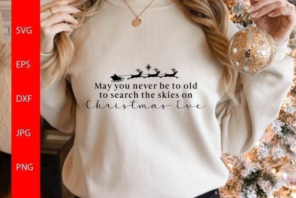 Christmas Eve SVG for Crafts and Digital Products