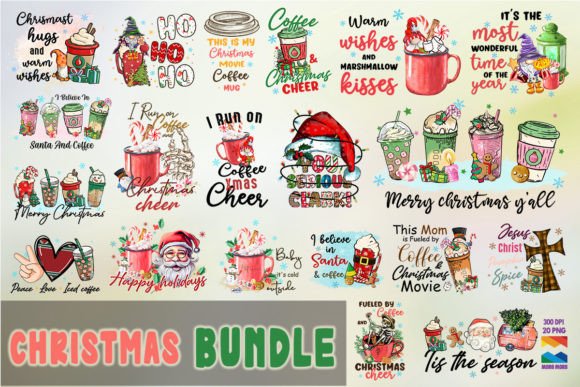 Christmas Sublimation Bundle for Crafts Marketing
