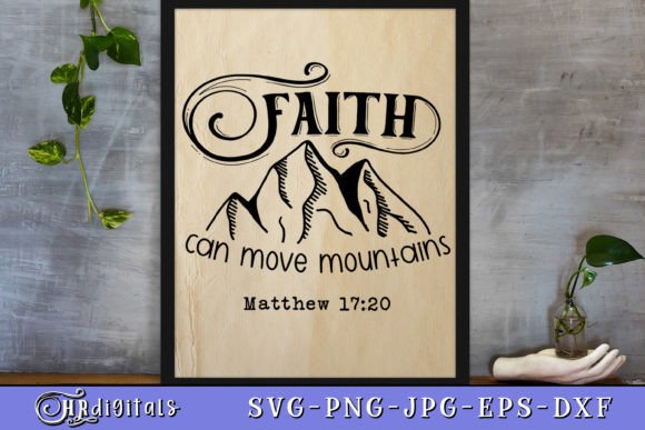Faith Can Move Mountains, Bible Verse Crafts