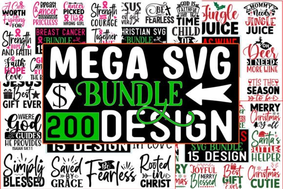 Mega SVG Bundle 200 Design Review