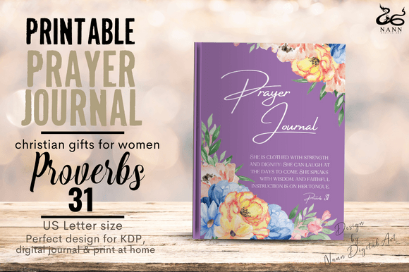 Printable Prayer Journal Proverbs 31 3 and Print Templates